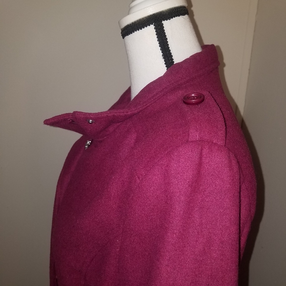 Rampage Raspberry Coat - Picture 2 of 5